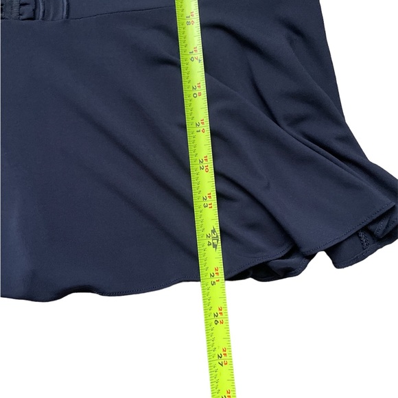 NWT Banana Republic Navy Babydoll Peplum Tank Top (size M) - Picture 4 of 7